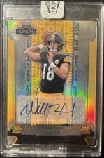 Will Howard 2025 Panini Honors 2005 Honors Rookies Signatures card