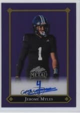 2025 Leaf Metal 92 Autographs Jerome Myles #92L-JM4 card