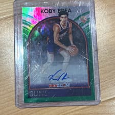 2025-26 NBA Hoops 1989 Hoops Signatures Koby Brea #89S-KB card