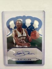 Ray Allen 2018 Panini Crown Royale Crown Autographs card