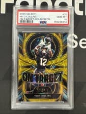 2025 Panini Select On Target Nico Collins #10 card