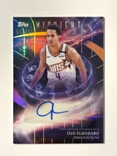 2025-26 Topps Midnight Stroke of Midnight Autographs Oso Ighodaro #SM-OI card