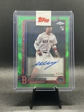 2025 Topps Chrome Update Sapphire Chrome Sapphire Autographs Marcelo Mayer #USA-MM card