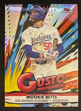 2025 Finest Gusto Mookie Betts #G-18 card