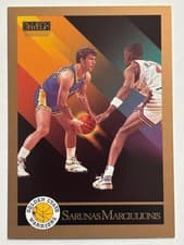 Sarunas Marciulionis 1990-91 SkyBox Base Set card
