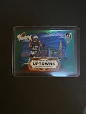 2025 Donruss Rookies & Highlights The Rookies Uptowns Horizontal Green TreVeyon Henderson #TRU-6 card