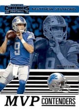 Matthew Stafford 2019 Panini Contenders MVP Contenders card