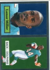Lamar Miller 2012 Topps Chrome 1957 Inserts card
