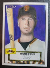 Buster Posey 2018 Topps Gallery Heritage card