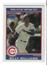 2025 Topps Heritage 1976 Retires Billy Williams #76R-8 card