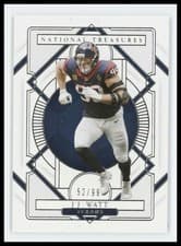 J. J. Watt 2020 Panini National Treasures card