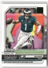 2025 Donruss Best of Instant Jalen Hurts #INS-JHS card