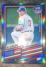 AJ Ciscar 2026 Panini Stars and Stripes Prizm USA card