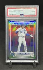 Bobby Witt Jr. 2022 Topps Chrome card