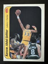 Kareem Abdul-Jabbar 1986 Fleer Sticker card