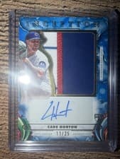 2025 Topps Inception Inception Autograph Jumbo Patch Cade Horton #IAJP-CH card