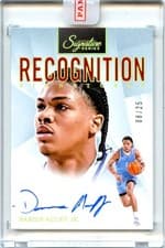 2025-26 Panini Signature Series Recognition Signatures Darius Acuff Jr. #5 card