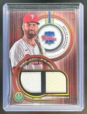 2025 Topps Tribute Single-Player Dual Relics Bryce Harper #DR-BH card