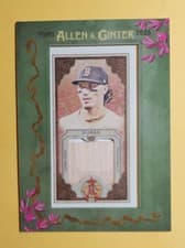 2025 Topps Allen & Ginter Allen & Ginter Mini Framed Relics Jarren Duran #MFR-JDU card