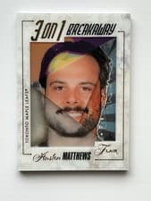 2025-26 Flair 3-on-1 Breakaway Auston Matthews #BW-16 card