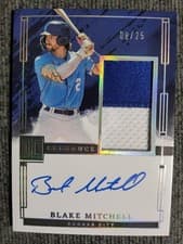 2024 Panini Impeccable Elegance Prospect Jersey Autographs Blake Mitchell #EPJ-BM card