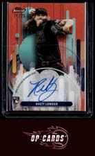 Rhett Lowder 2025 Topps Finest Autograph card