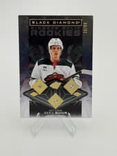 Zeev Buium 2025-26 Upper Deck Black Diamond Base Diamond Relic Rookies card