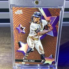 2025 Topps Cosmic Chrome StarFractor Oneil Cruz #SF-55 card