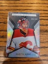 2025-26 Upper Deck Black Diamond Diamond Stars Dustin Wolf #BDS-DW card