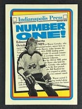 Wayne Gretzky 1990 Topps card