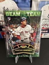 2025 Stadium Club Beam Team Kristian Campbell #BT-6 card