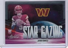 Jayden Daniels 2024 Panini Absolute Star Gazing card