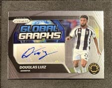 2025 Panini Prizm FIFA Club World Cup Global Graphs Douglas Luiz #GG-DL card