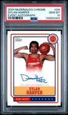 2024 Topps Chrome McDonald's All-American Event Autographs Dylan Harper #EA-DH