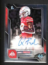 2025 Bowman University Chrome Chrome Prospect Autographs Quincy Porter #BCA-QPO card