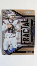 2025 Panini Prizm Fractal Josh Allen #14 card
