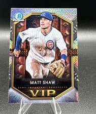 2025 Bowman Very Important Prospects Matt Shaw #VIP-6 card