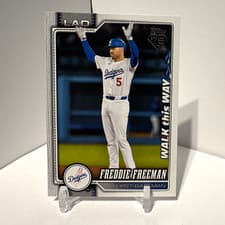 2026 Topps Walk This Way Freddie Freeman #252 card