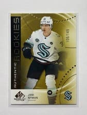 Jani Nyman 2025 SP Game Used Authentic Rookies card