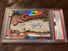 2025 Finest Gustographs Autograph Buster Posey #G-BP card