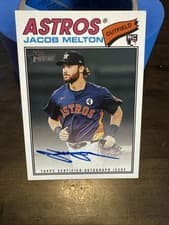 2026 Topps Heritage Real One Autographs Jacob Melton #ROA-JME card