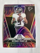 2025 Panini Mosaic Visionary Michael Penix Jr. #1 card