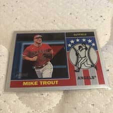 2025 Topps Heritage 1976 Player Icons Mike Trout #76PI-12 card