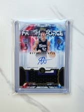 2025-26 Topps 3 Fresh Force Relic Autos Maxime Raynaud #FFR-MR card
