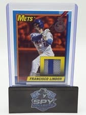 2025 Topps Update 1990 Topps Baseball Relics Francisco Lindor #90RU-FL card