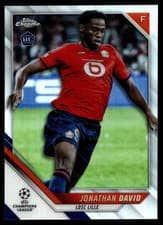 Jonathan David 2021 Topps Chrome UEFA Champions League card