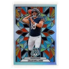 Caleb Williams 2024 Panini Mosaic Stained Glass card