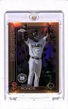 2025 Topps Chrome Numbers Live Forever Barry Bonds #NLF-1 card