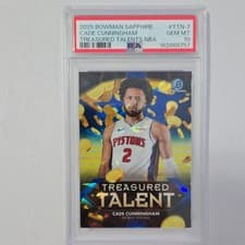 2025-26 Bowman Sapphire Treasured Talents NBA Cade Cunningham #TTN-7 card