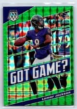 2020 Panini Mosaic Got Game Lamar Jackson #GG24 card
